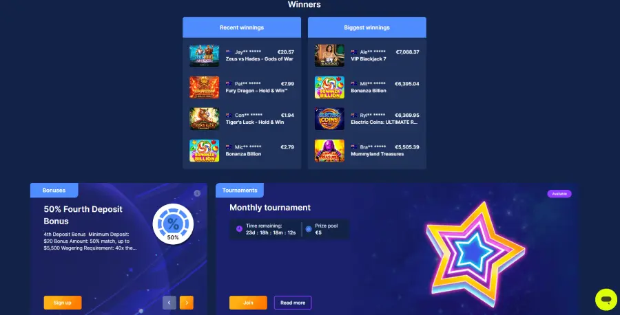 Casino surge